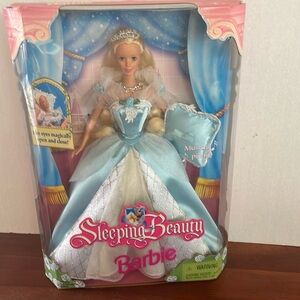 1998 Sleeping Beauty Barbie NRFB Fairycore Vintage Collectible Barbiecore